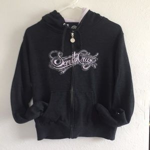 Santa Cruz Skateboards embroidered hoodie Small